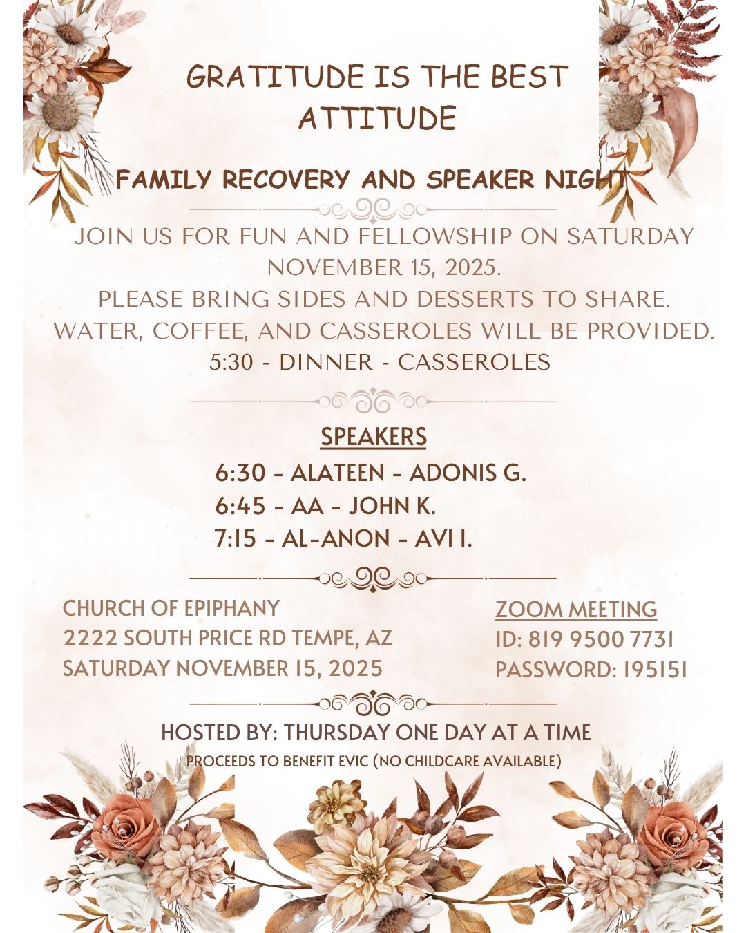 Family Recovery Night