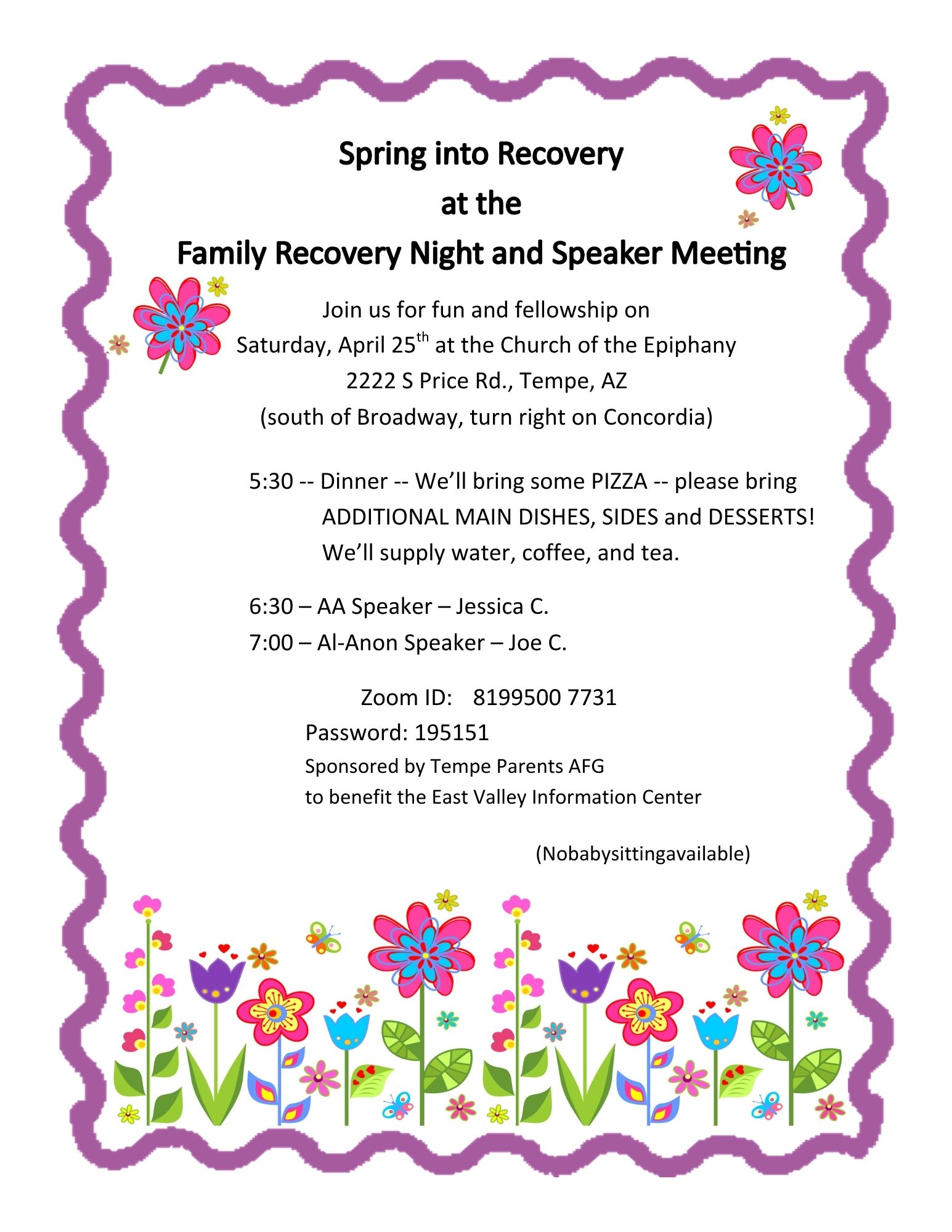 2026 Family Recovery Night