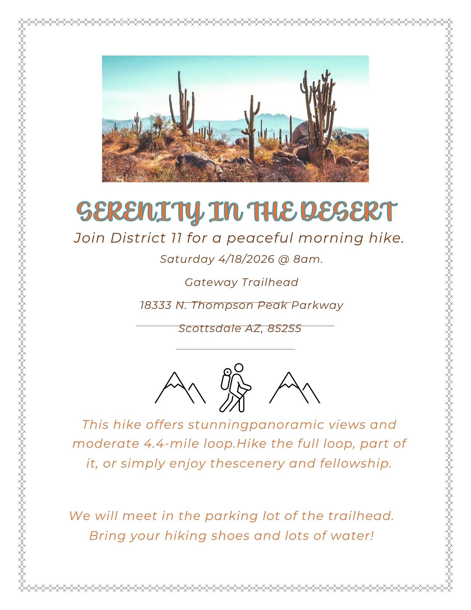 2026 Serenity In The Desert