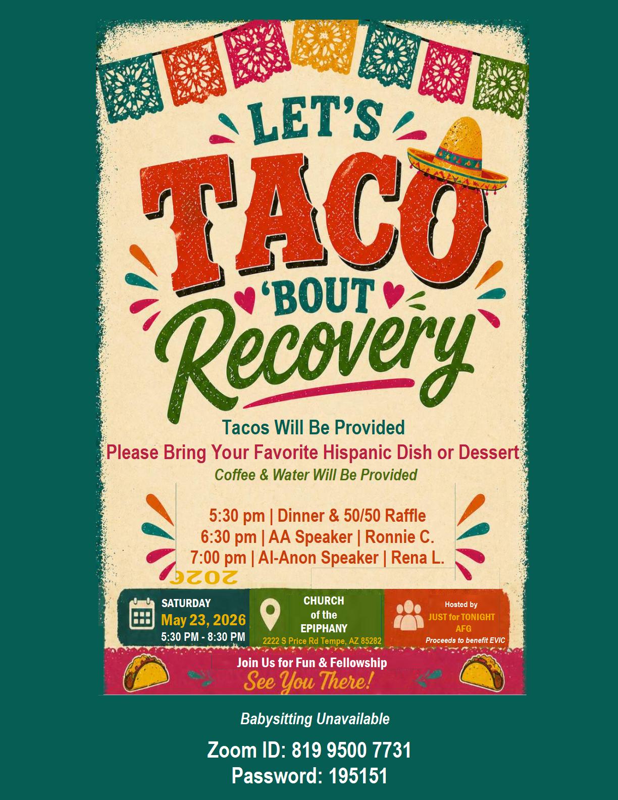 2026 Let's Taco 'Bout' Recovery FRN